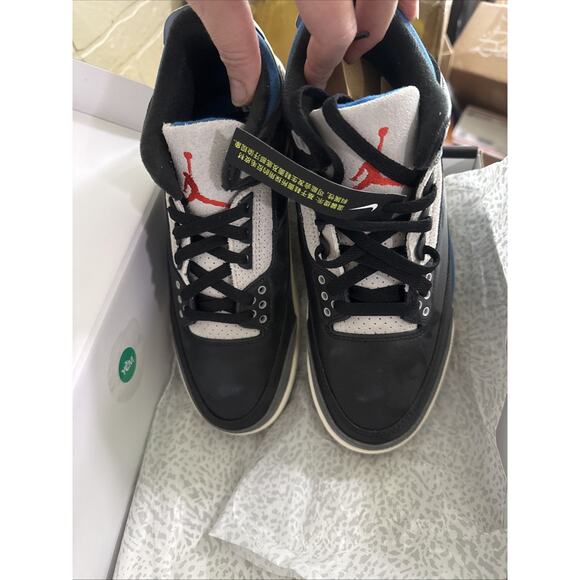 New Size 7.5 Air Jordan 3 Retro OG Rare Air Ebay Authenticated IB8967 004 main image 8